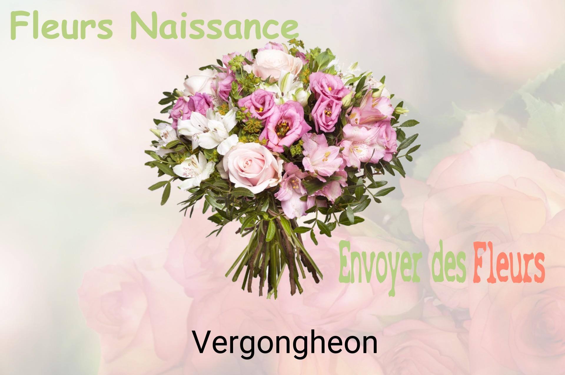Bouquet de fleurs de naissance livré à Vergongheon